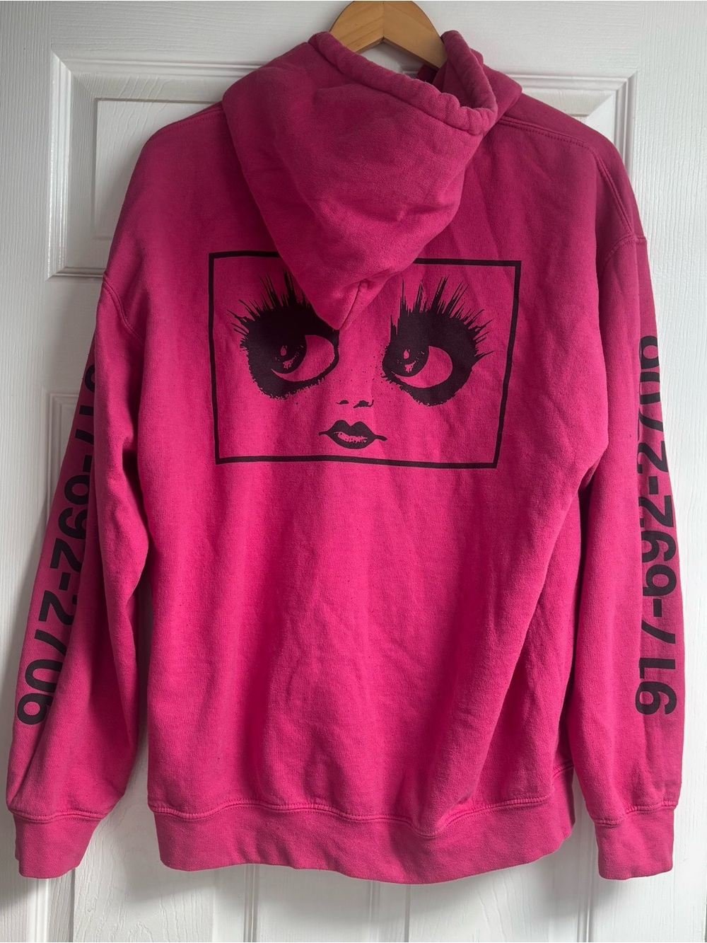 Nine One Seven Pink Hoodie Large